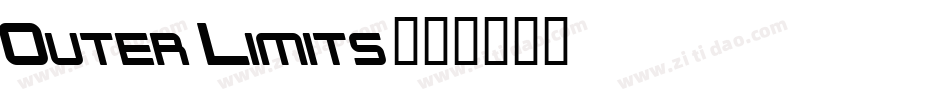 Outer Limits字体转换
